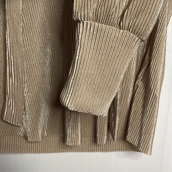 V-neck Bow Long Sleeve Top - Picture 4 of 6